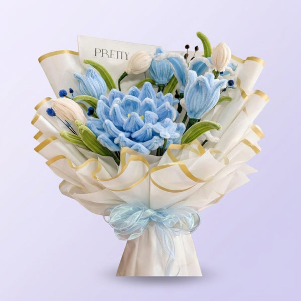 Azure Lotus Bouquet