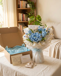Azure Lotus Bouquet