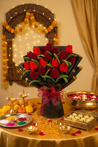Diwali Velvet Tulips