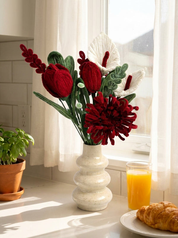 Crimson Velvet Posy