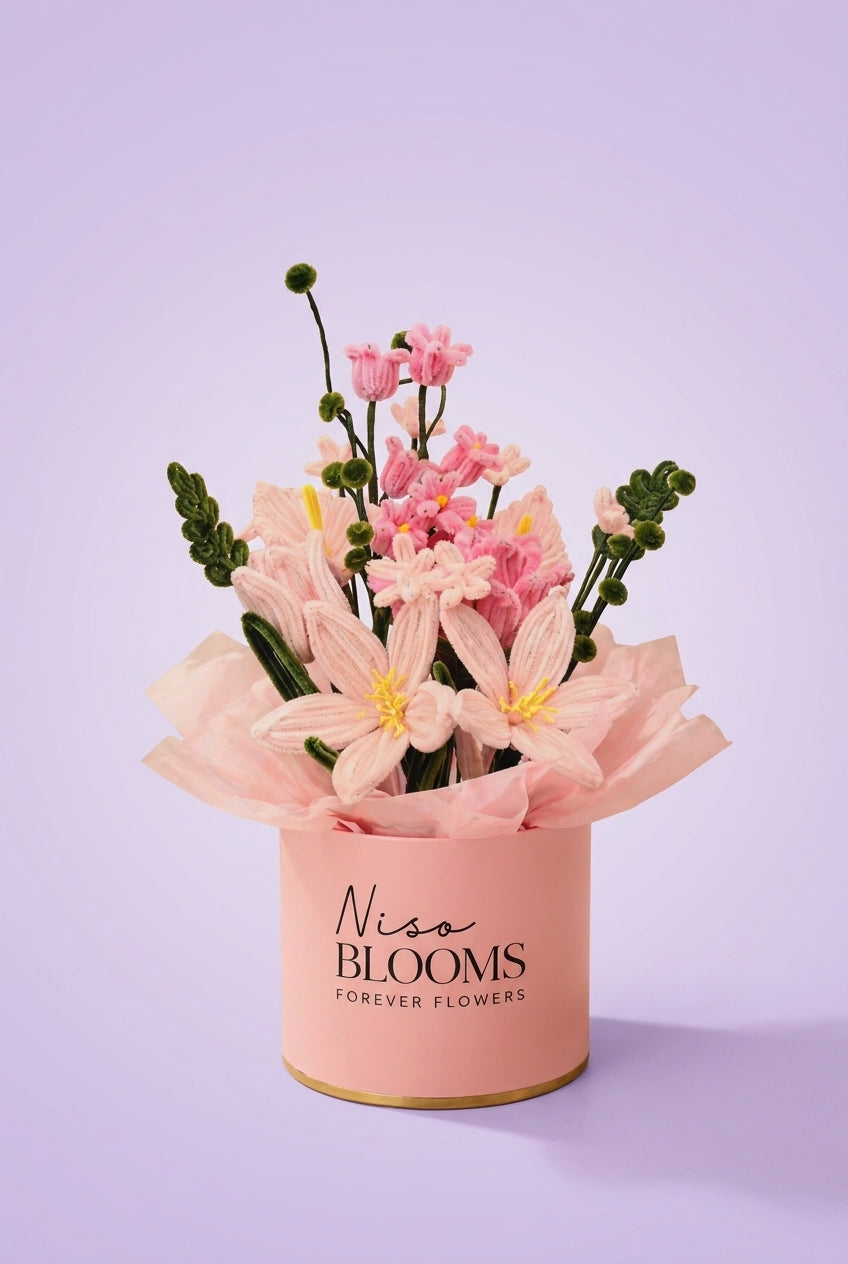 Blush Lily Hat Box hero